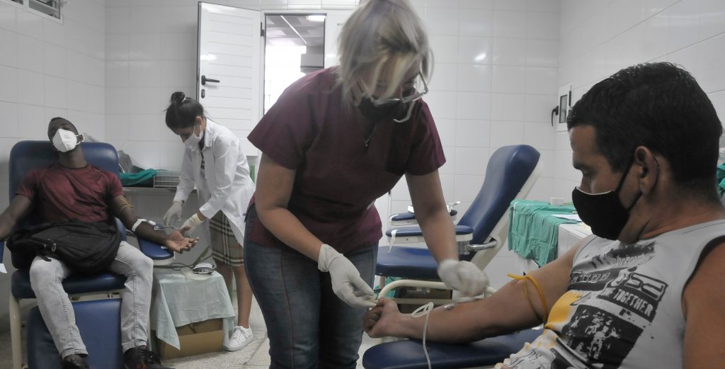 En el Banco de Sangre provincial de Matanzas existe confianza en el alma bondadosa del matancero. Foto: Ramón Pacheco