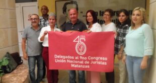 Unión de Juristas de Cuba en Matanzas. Foto: facilitada por la fuente.