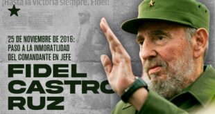 Comandante en Jefe Fidel Castro Ruz