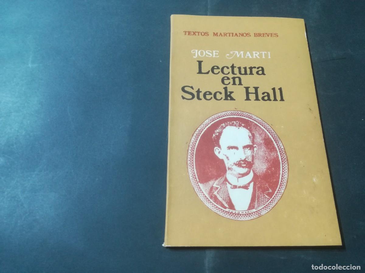 Lectura en Steck Hall, de José Martí