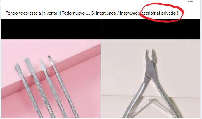 Cuando leo “Precios al privado”, por lo general desisto de comprar lo que se vende.