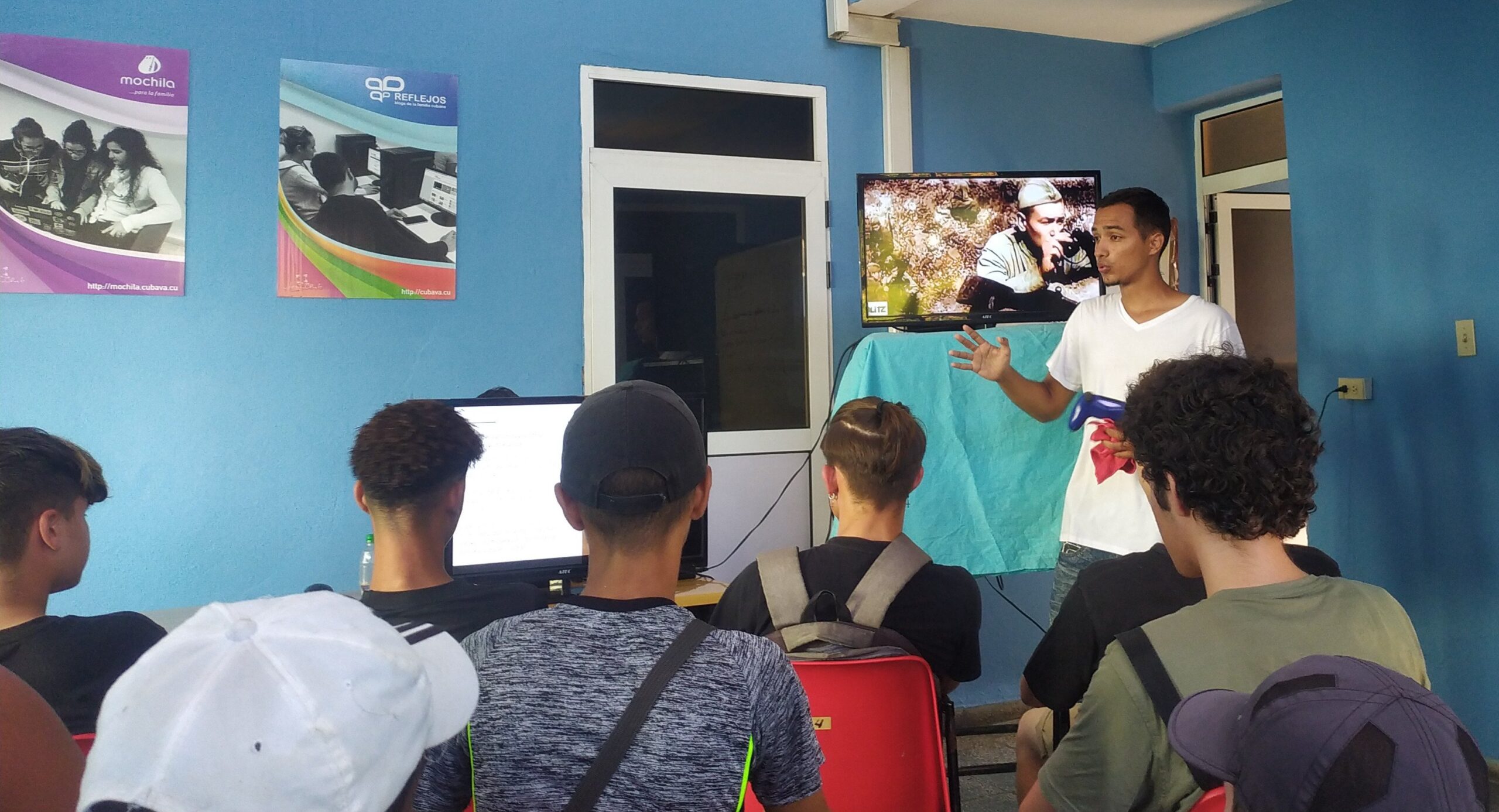El proyecto Arte y Tecnología tuvo gran acogida por niños, adolescentes y jóvenes.