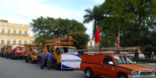 Linieros de Matanzas dan muestras de Solidaridad.