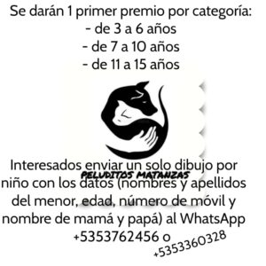 En la infografía aparecen los números de WhatsApp a dónde enviar las obras.
