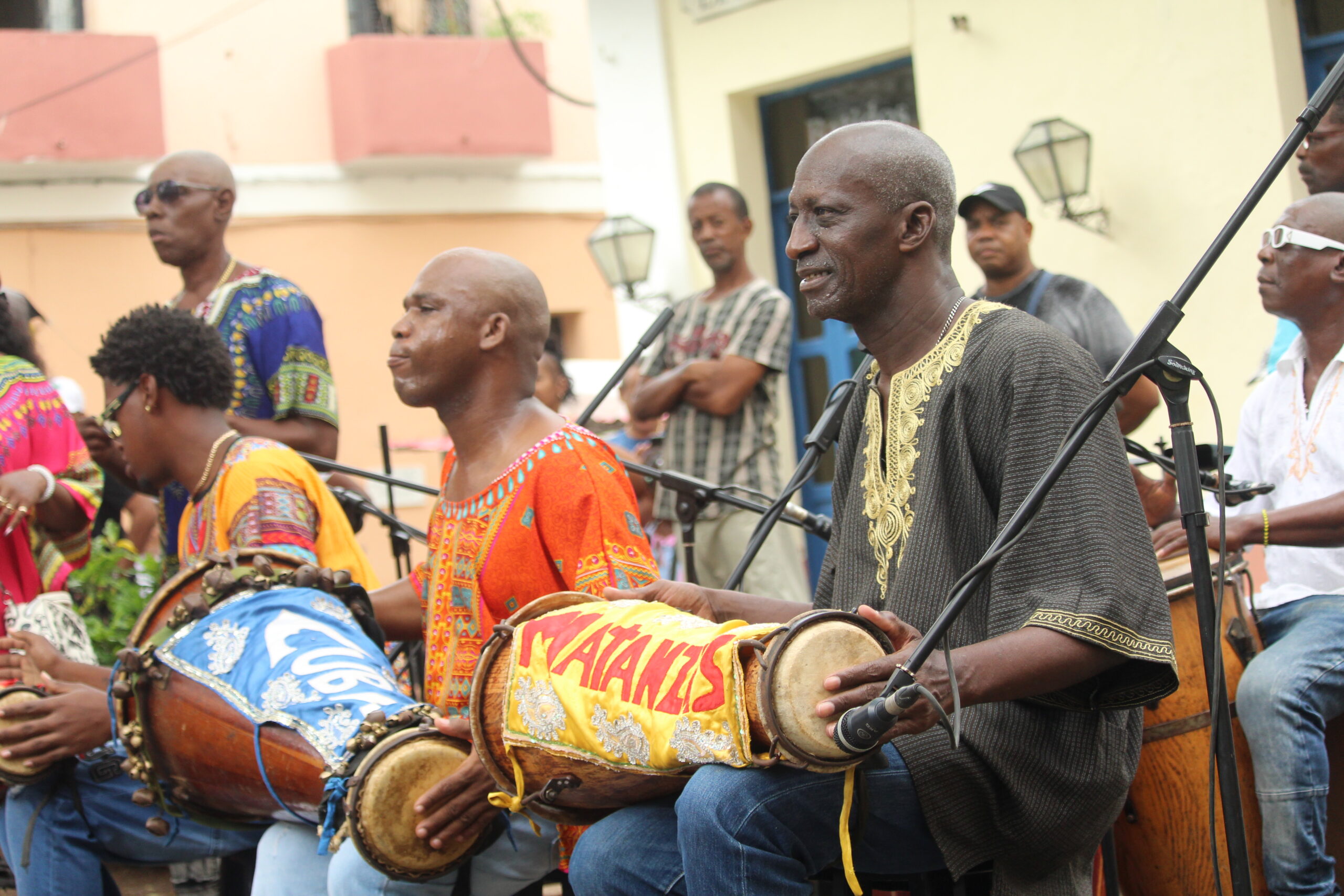Agrupación Afrocuba en inauguración de la Semana de la Cultura Matancera. Foto: Daniela Pujol Pérez.