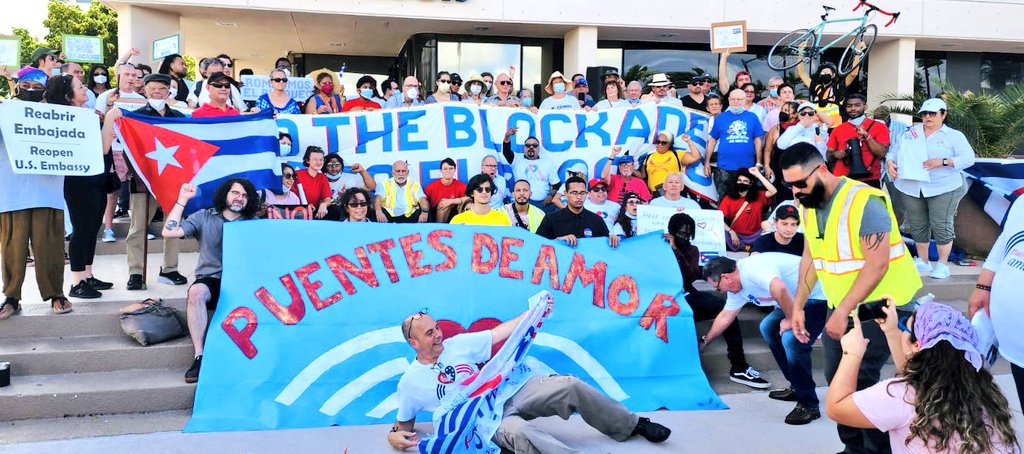 Amigos de Cuba reclaman fin del bloqueo económico de Estados Unidos