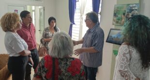Durante la visita, el directivo se interesó por los proyectos conjuntos entre los Joven Club de Computación y Electrónica y el Parque Científico-Tecnológico de la Universidad de Matanzas.