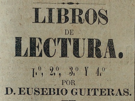 Libros de lectura de Eusebio Guiteras
