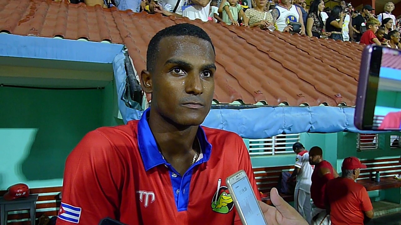 Dennis Quesada tras el encuentro.