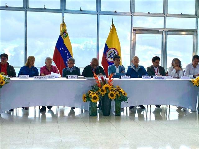 Inicia segunda sesión de la Mesa de Diálogos de Paz en Ciudad de México. Foto: Prensa Latina.