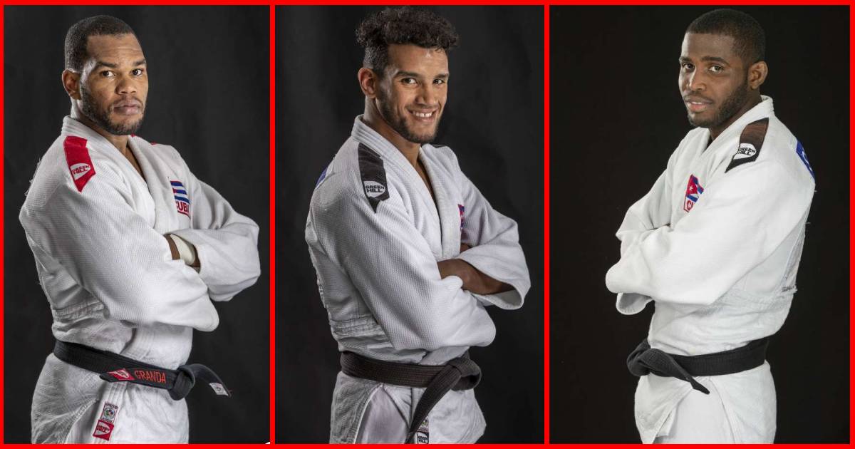 Judocas matanceros que participarán en el Abierto Panamericano de Varadero. Diseño: del autor