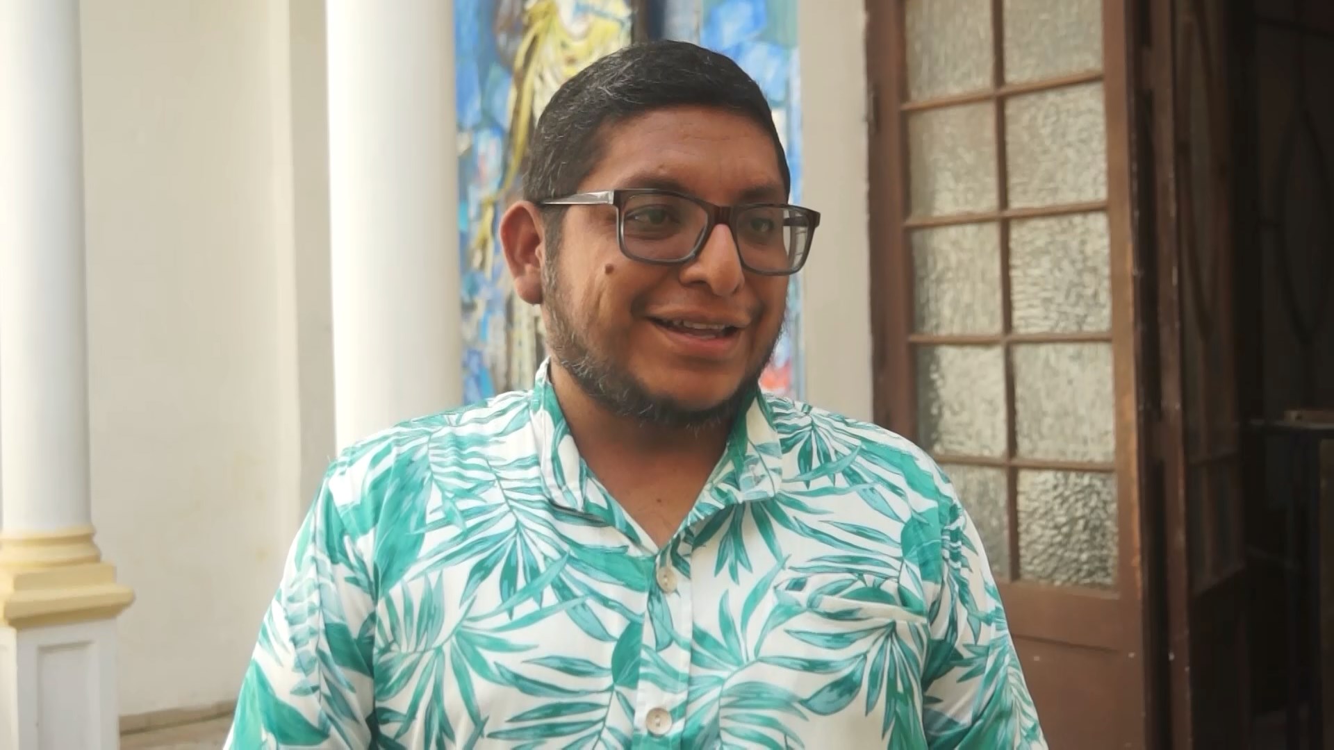 Luis Franco, escritor y poeta ecuatoriano. Foto: Leodan Fleitas.