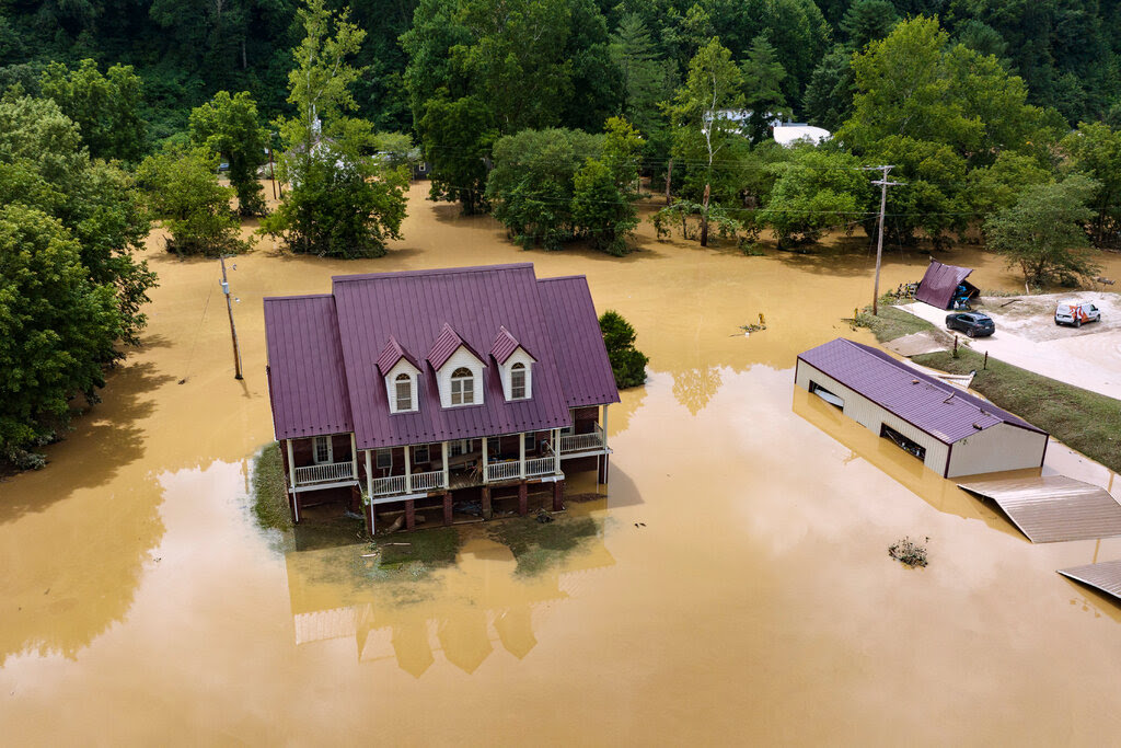 Inundaciones en Kentucky. Foto: The New York Times