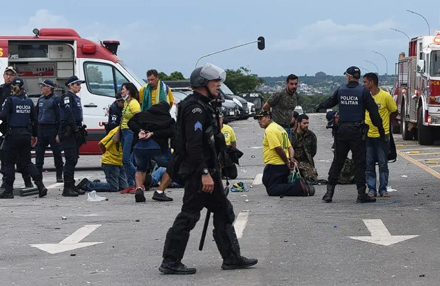 Policía Federal de Brasil efectúa detenciones a sospechosos asociados al intento golpista del 8 de enero en Brasilia