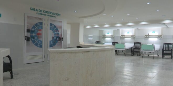 La climatización de la Sala de Urgencias, reinagurada el último mes de julio, fue instalada por trabajadores de la empresa Copextel.