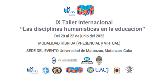 La cita estará presidida por el lema Las disciplinas humanísticas en la educación ante la agenda 2030.